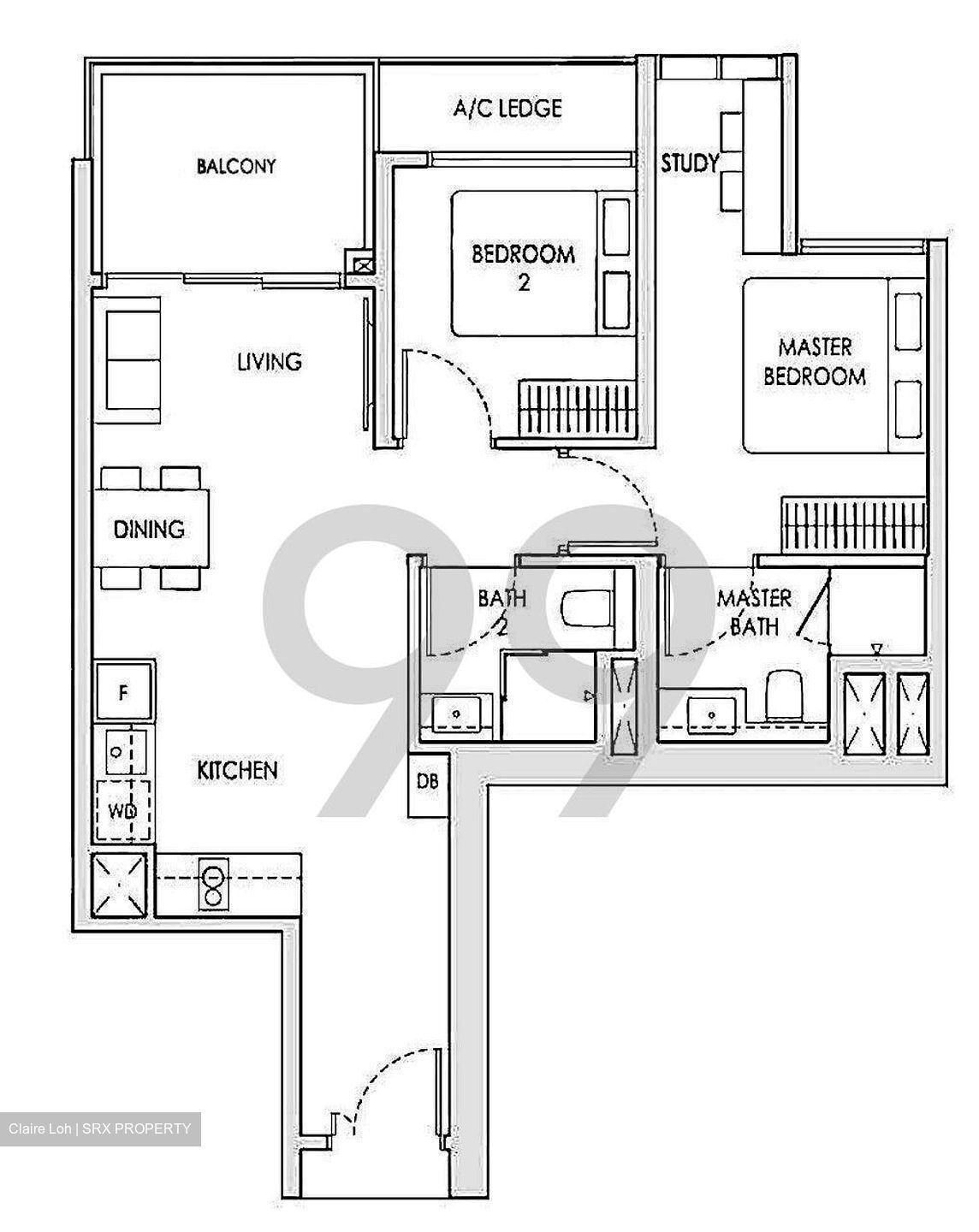 Sengkang Grand Residences (D19), Apartment #430020801